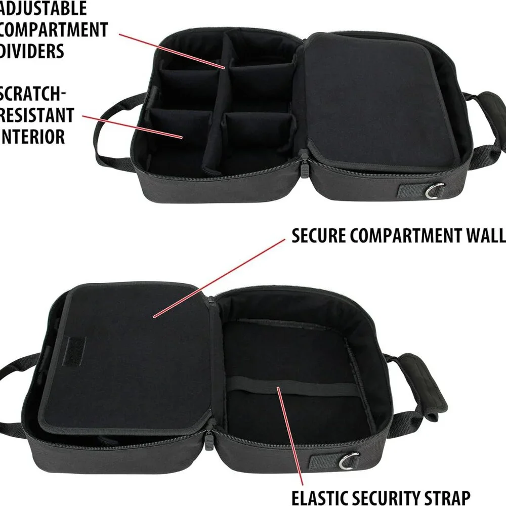 NWT USA Gear Electronics Travel Organizer Tech Bag Case Messenger Bag